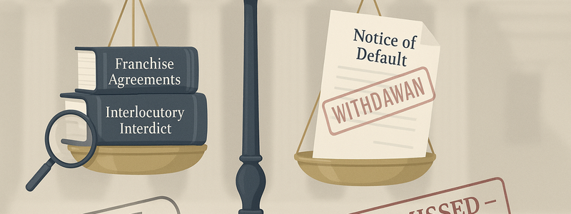 Siwelile Fast Foods CC and Another v KFC (Pty) Ltd (2025/174184) [2025] ZAGPJHC 1083 (30 October 2025)