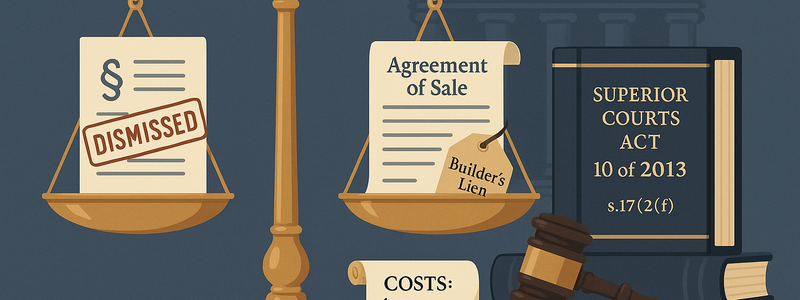 Groundswell Developments Africa (Pty) Ltd and Others v Brown (899/2024) [2025] ZASCA 170 (12 November 2025)